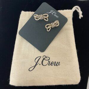 NWOT - J. Crew - Sparkle double knot earrings